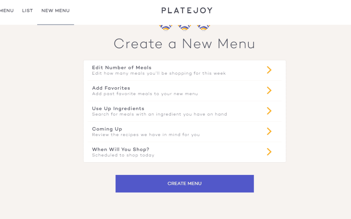 Use up ingredients option on Platejoy to reduce food waste