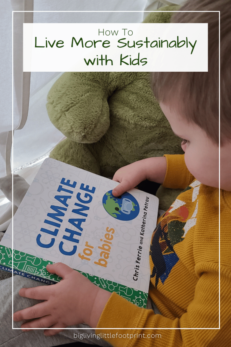 How To Live More Sustainably with Kids