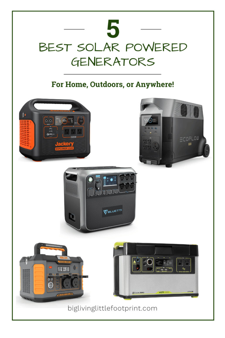 The Best 5 Solar Powered Generators For Home