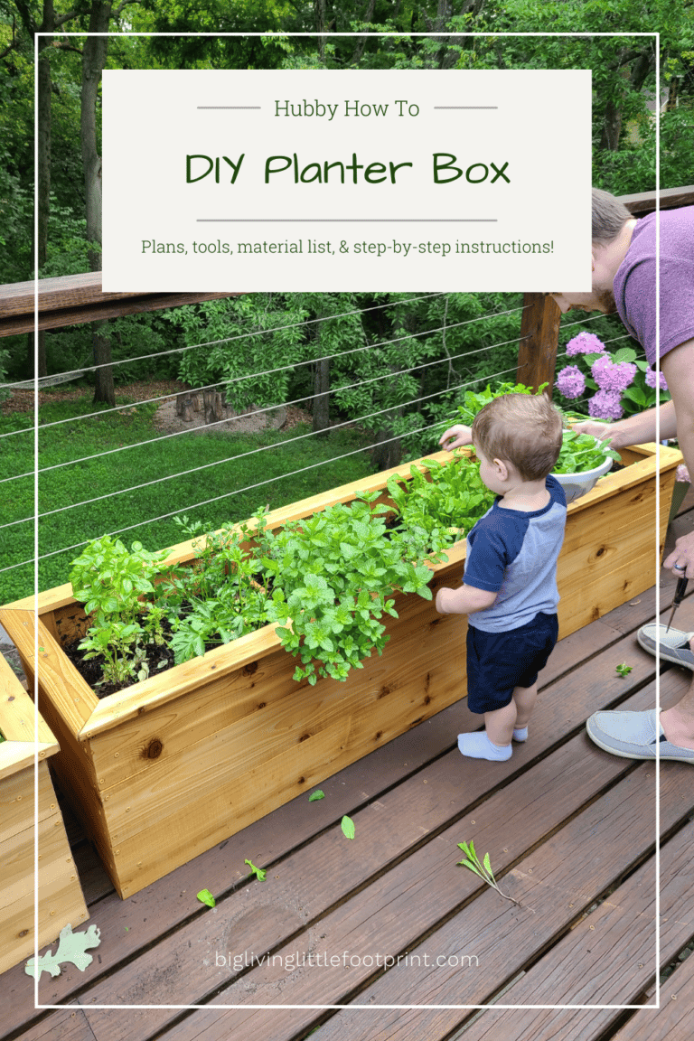 Hubby How To: DIY Planter Box