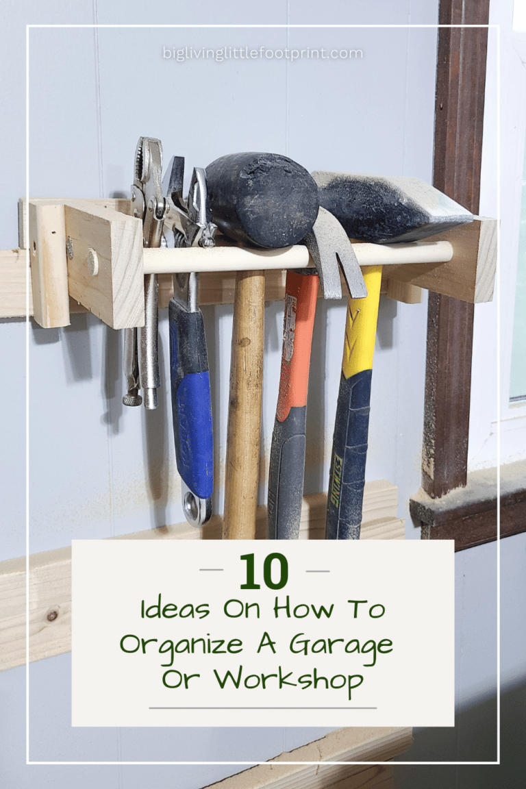 10 ideas on how to organize a garage or workshop